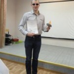 Лауреат конкурса исследовательских работ студент 125 группы Кондратюк Егор